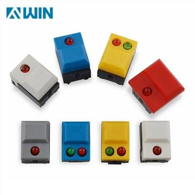 Osvetljen taktilni gumb za avdio elektroniko